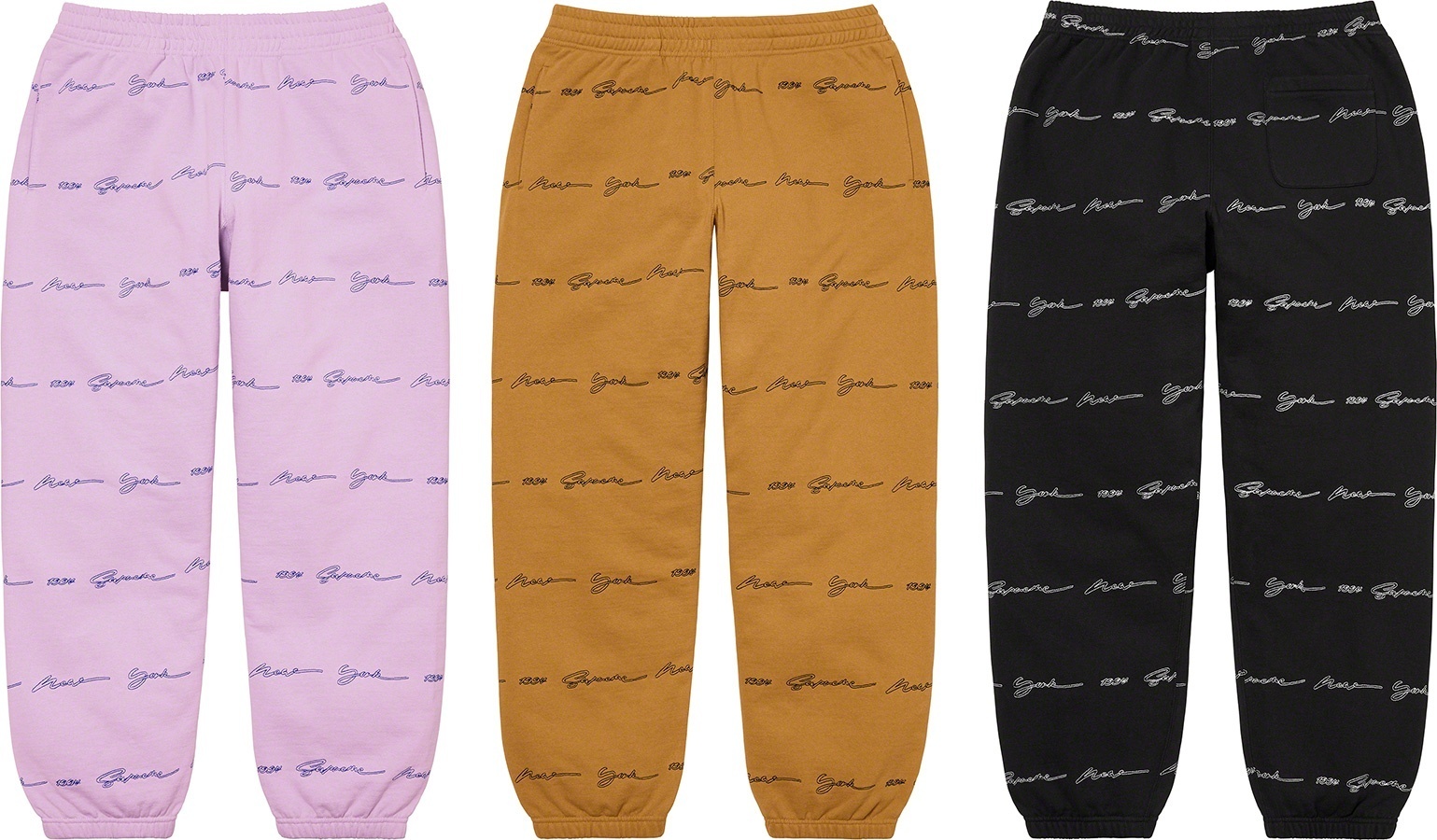 Script Stripe Sweatpant